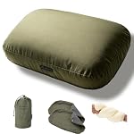 BISINNA Camping Memory Foam Pillow Backpacking Pillow with Removable Cover