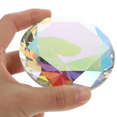 Gemas de cristal elegantes Housoutil con diseño multifacético de 2 piezas 5