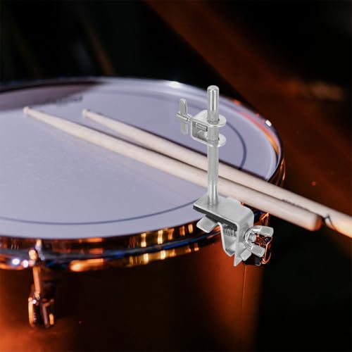Soporte Abrazadera de Metal para Cowbell VOSAREA 2 Pzs miniatura 4