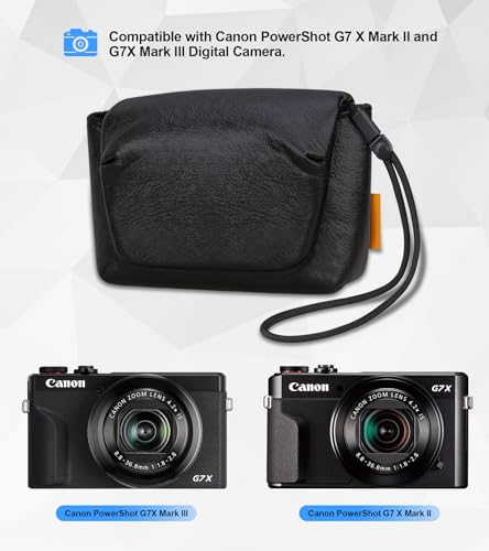 Funda de cuero para cámara Canon PowerShot G7 X miniatura 4