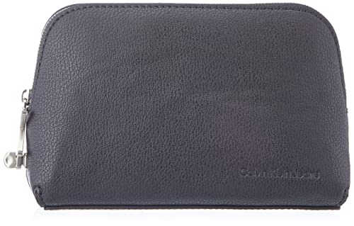 Calvin Klein Jeans Bolsa de cosméticos con Monograma mínimo, Accesorio de Viaje-Billetera Plegable Triple para Mujer, Schwarz, Talla única