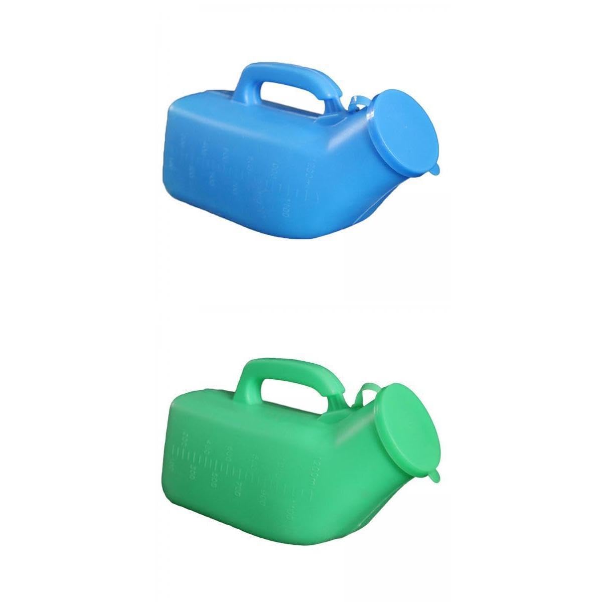 CALANDIS Male Urinal with Handle & Lid 1200Ml Bedpan for Travelers,Seniors | Portable Toilets & Accessories | Camping Hygiene & Sanitation | Camping & Hiking | Outdoor Sports