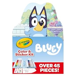 Crayola Bluey Kunstset für Kinder (45 Stück)