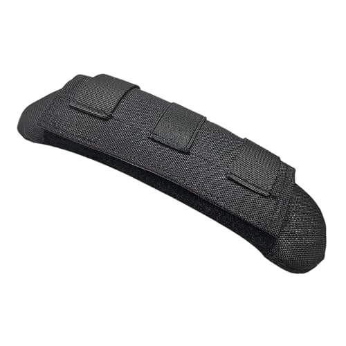 Correa para hombro, correa para el hombro, mochila y correa para la guitarra, correa para el cuello, esponja y tela Oxford, color negro 8,5 x 7 pulgadas para mejorar la comodidad
