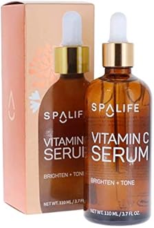 Spa Life Face Serum: Brightening and Tone Vitamin C Serum 110 ML (3.7 oz)