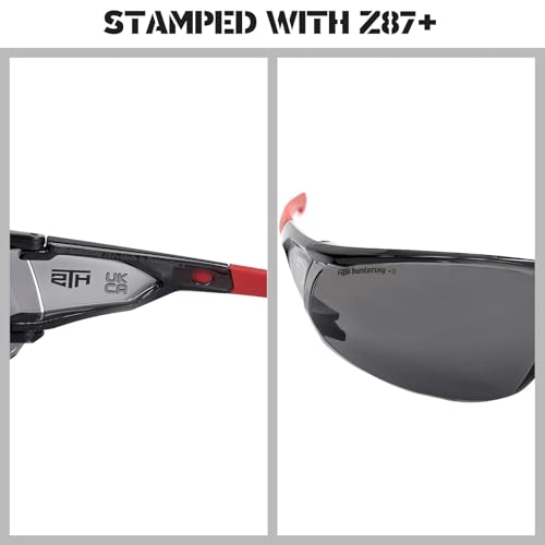 Image of HTS HUNTERSKY ANSI Z87.1 Anti-Fog Clear Safety Glasses Pickleball Youth Baseball Lab Chemistry Goggles Scratch Resistant