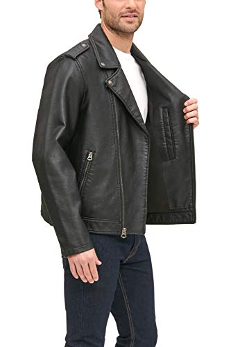 Levi's Men's Faux Leather Classic Motorcycle Jacket4