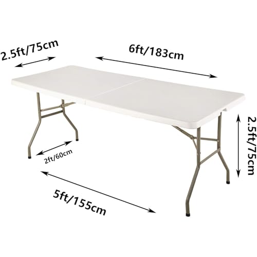 Image of FORLIFE 6Pack Spandex Table Covers 6ft,Fitted Tablecloth for 6ft Rectangular Tables, Stretch Patio Table Covers, Universal Spandex Table Cover for Wedding, Banquet, Party - Emerald