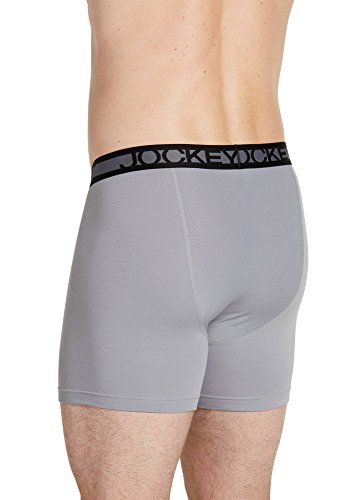 Jockey Sport Men's Underwear Cotton Performance 8" Midway Brief2
