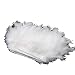 MELADY 2yards Turkey Feathers Fringe Trim Fashion Dress Sewing Crafts Costumes Decoration (White)