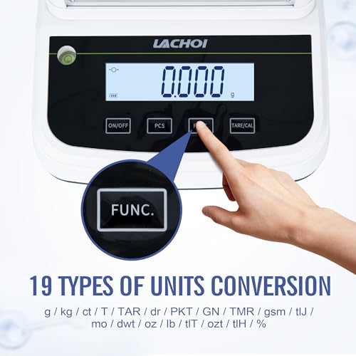 Image of Lab Analytical Balance 0.001g*100g Accuracy Precision Scale 0.001g | Lab Scale 0.001g Accuracy LCD Display With windshield RS232 Interface lab scale for pharmacy jewelry weighing