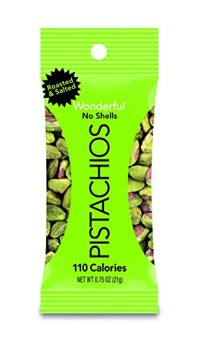 Wonderful Roasted and Salted Pistachio without Shell, 0.75 Ounce -- 96 per case.