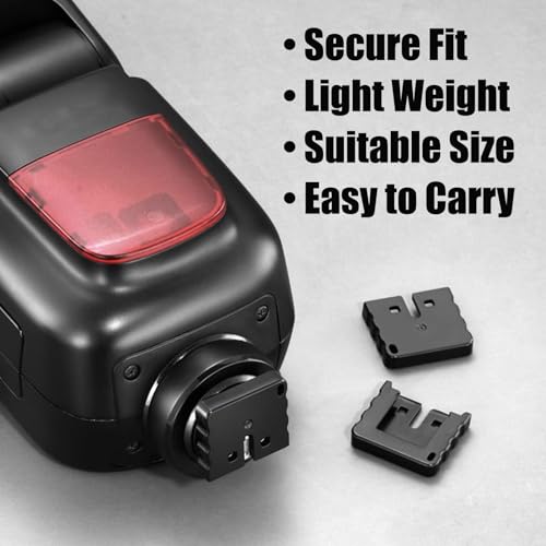 3 Stück Blitzschuh Abdeckungen, Cerioll Flash Connector Protect Cap Kompatibel Sony HVL-RL1/ HVL-F60RM C/HVL-F45RM/ HVL-F43M/ HVL-F60M, MultiInterface Shoe Adapter für Videoleuchten
