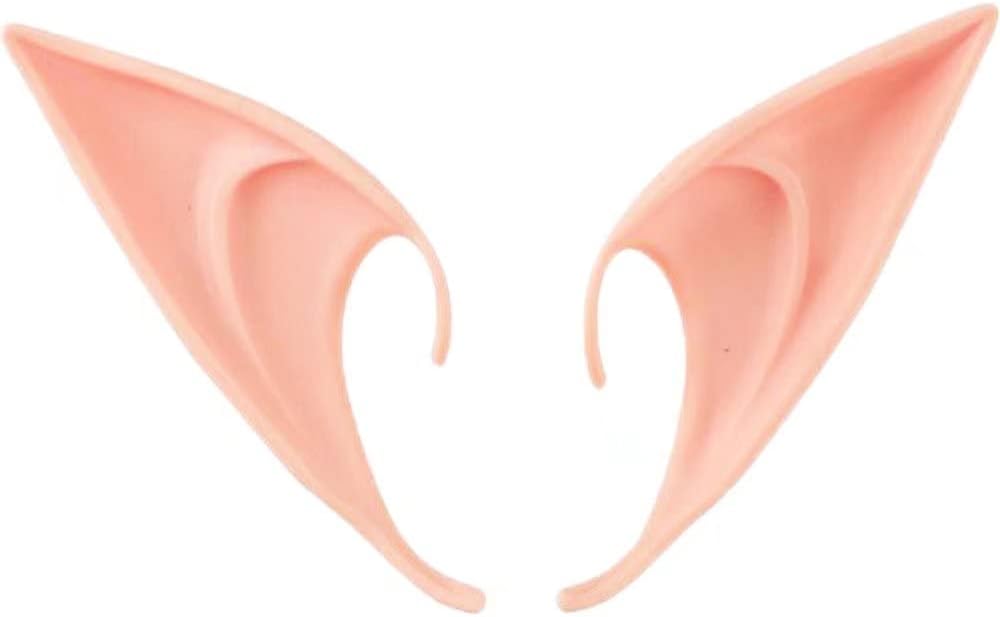 COOLJOY Cosplay Fairy Pixie Elf Ears Accessories Halloween Party Anime Party Costume Accessories