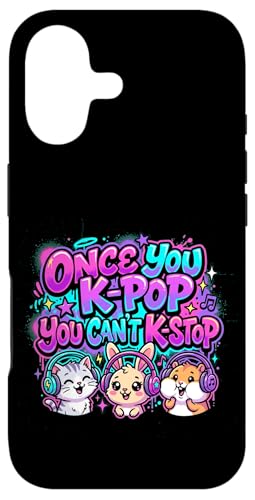 Once You K-Pop You Can't K-Stop ���킢���������y���D�� �X�}�z�P�[�X iPhone 17 �p