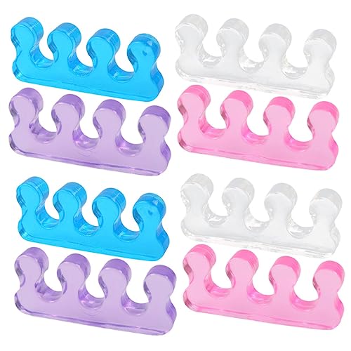 LIFKOME 8pcs Professional Toe Separators Toe Dividers Nail Art Spacers for Women