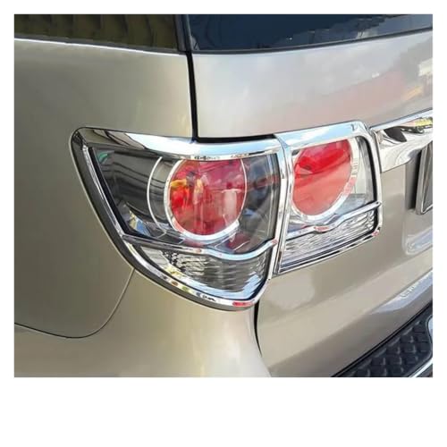 Protector de luz trasera para Toyota Fortuner 2012-2014 cromado ABS 2