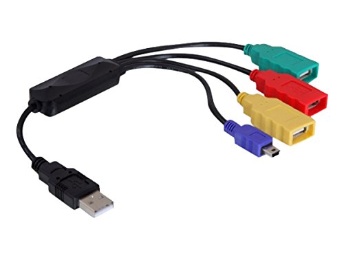 Preisvergleich Produktbild DELOCK HUB USB 2.0 4 Port externes Kabel