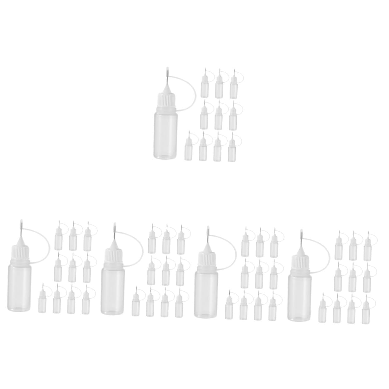 iplusmile 100stücke Quetschflasche Präzisions-applicator Für Kleber Öle Und Kosmetik Lebensmittelechte Pe Flasche Mit Dichten Verschlüssen Für -projekte Und Reisen