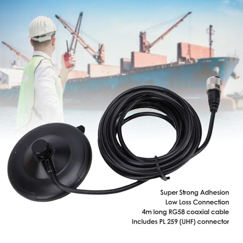 Soporte magnético de antenas para evitar caídas en trayectos con cable RG58 de 13 pies 2