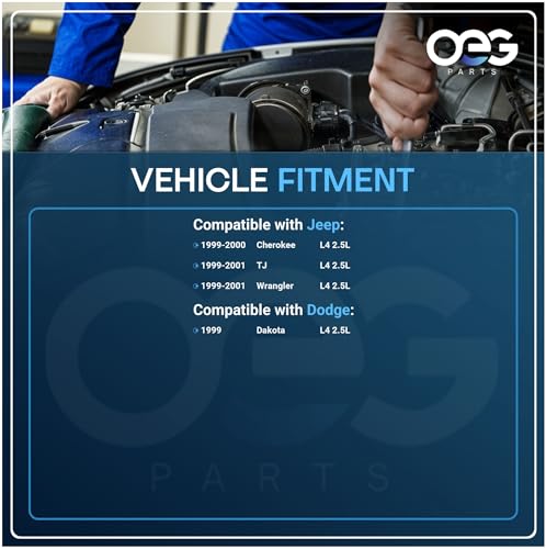 OEG Parts New Starter Compatible with Dodge Dakota 2.5L 1999 Compatible with Jeep Cherokee 2.5L 150cid 1999 2000 TJ Wrangler 2.5L 1999 2000 2001 56041013AB M001T79483 M001T79484 by Parts Player - Image 4