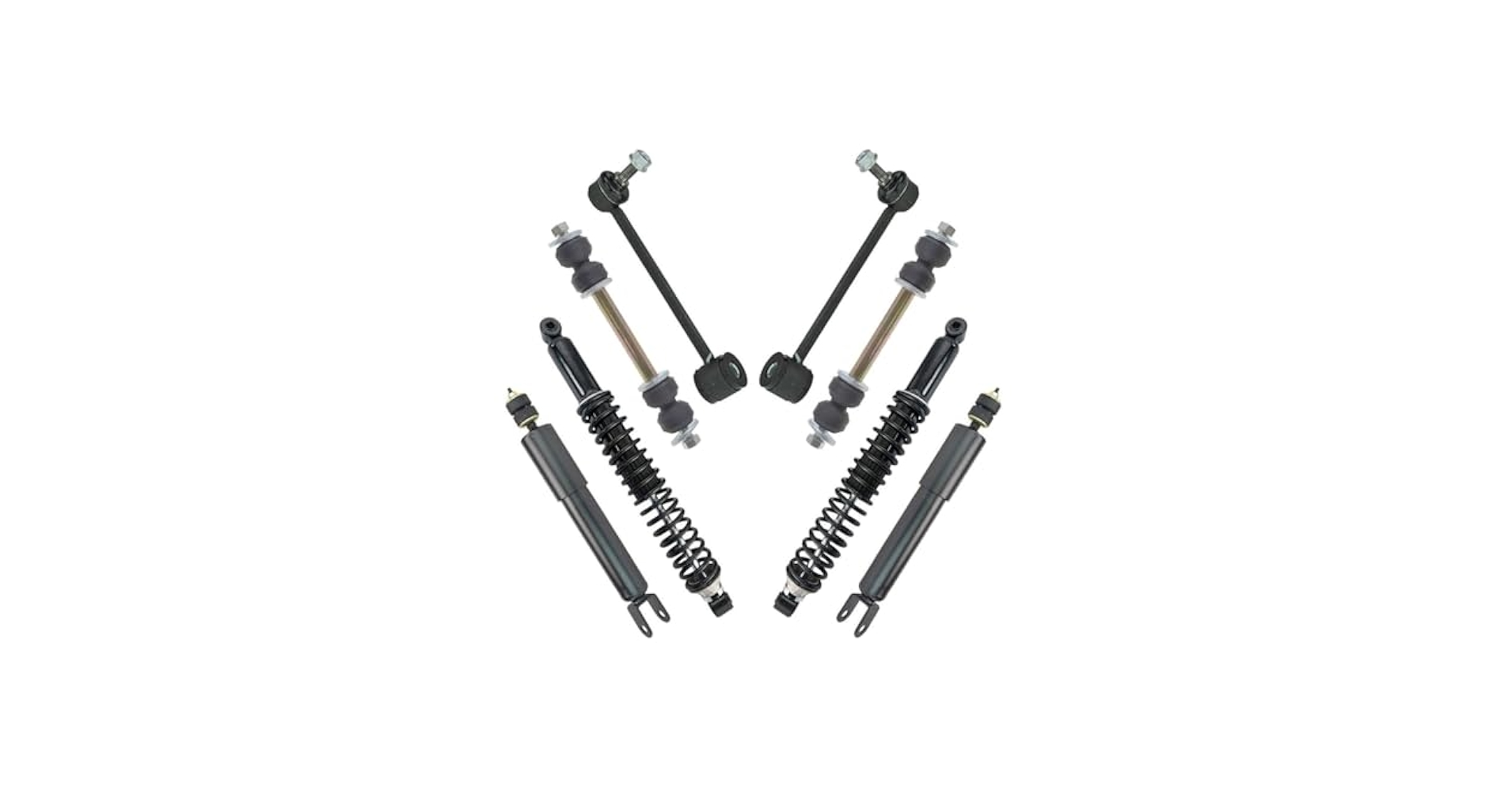 Amazon.com: Yazyu Front and Rear Suspension Kit 8 Piece for