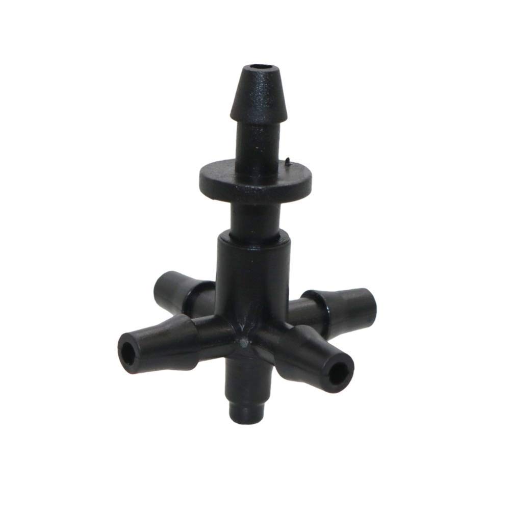 Cbkrgfpdou One Color Plastic 5-Way Hose Splitter