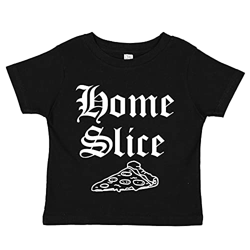 Home Slice Pizza Baby Infant Toddler Tee Shirt (Assorted Colors)