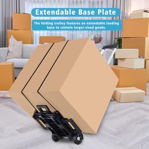 Carro de mano plegable para evitar cargar peso en la espalda al comprar 7