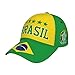 DABOYOZHZH Brazil Flag Brazilian 5 Stars Brasil Baseball Cap Full Print Adult Men Hat Patriotism Supporter Soccer Caps Black