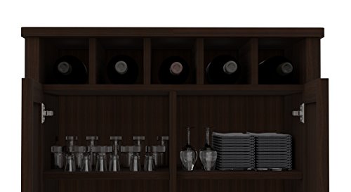 Image of Urban Ladder Norland Bar Cabinet (Finish : Dark Walnut)