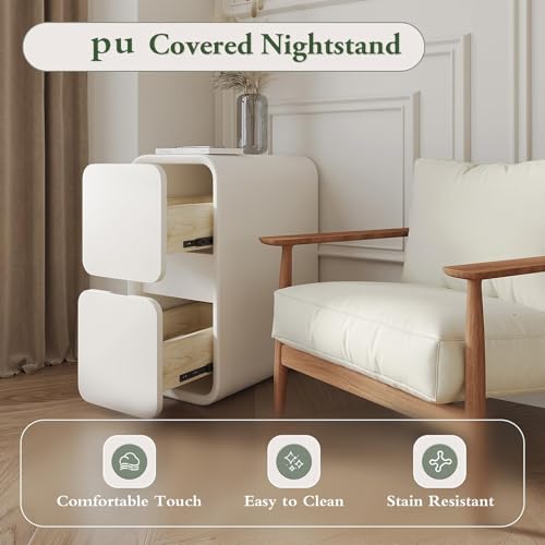 Table de chevet compacte 25 cm grise | Petite table d'appoint de chambre - 3