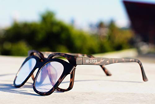 HI-LITES Special Effect Glasses-HEART Effect Lenses (Tortoise Brown) - Interchangeable Lens - Thumbnail 3