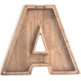 ARTANLIFE 9.1 in Large Piggy Bank Boalord for Boys Girls Kids Adults Children Toddler,Wooden Letter