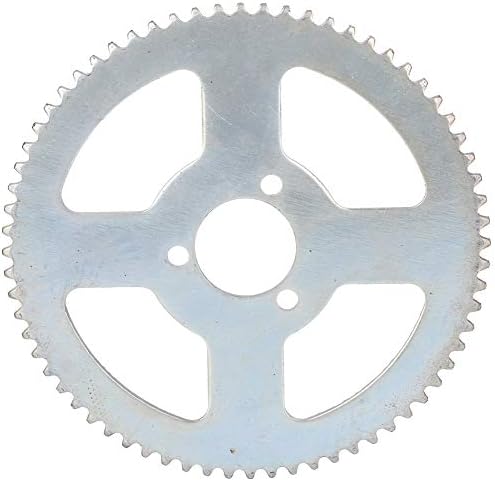 Keenso Sprocket, Metal 68 Tooth 25H 3 Holes Crankset Gear Plate Universal Electric Scooter Sprocket Accessory E-Bike Conversion Accessories