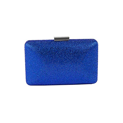 Sac clutch Yuri bleu clair avec strass pour accessoiriser robe