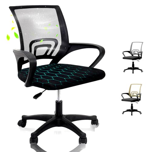 EveryKip Original® Silla Escritorio Ergonomica Ajustable con Apoyo Lumbar Negro| Ruedas Anti-Arañazos 360° | Sillas Oficina Ejecutiva Transpirable | Cadeira Ergonómica Office Chair