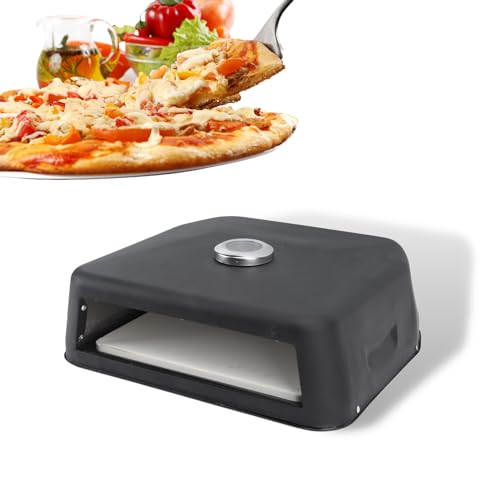 Portable Pizza Oven Grill Top Pizza Maker Multifunctional with Thermometer For Outdoor Grill