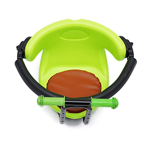 Acosdides - Baby Bike Seat Front Mount, Portable Child Bike Seat Toddler Bike Seat Full Fence Front Mount Baby Bicycles Seat With Nonslip Handrails And Folded Foot - Up To 30Kg - Us Stock #TOP6