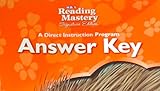 Reading Mastery Reading/Literature Strand Grade 1, Answer Key (READING MASTERY LEVEL VI)