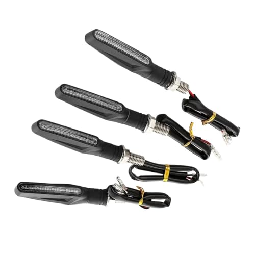 Clignotants universels pour moto feux de jour lot de 4 pieces