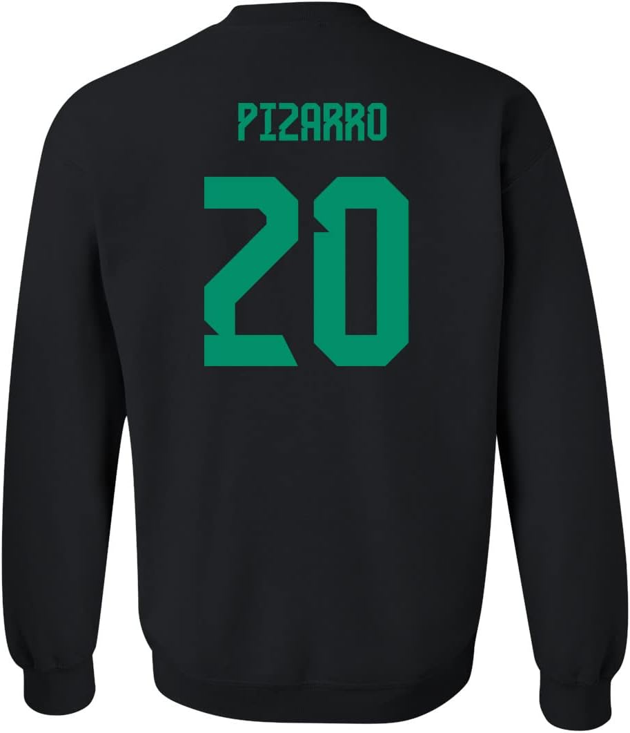 FLAURA Mexican Soccer #20 Pizarro World Football Fans Youth Crewneck Sweater