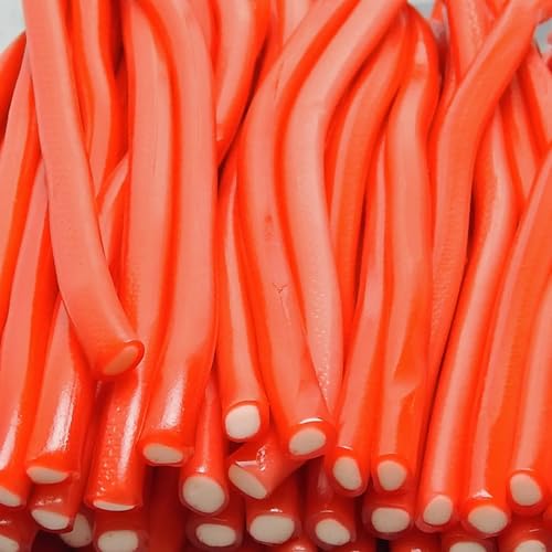 Krazy Kandi Strawberry Pencil Sweets 1.2kg Bulk Tub | Soft & Chewy Sweets for Candy Lovers | Ideal for Parties Sharing & Gifting