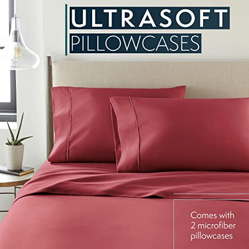 image for HC COLLECTION Pillow Cases - Set of 2 King Size Pillowcases, 20