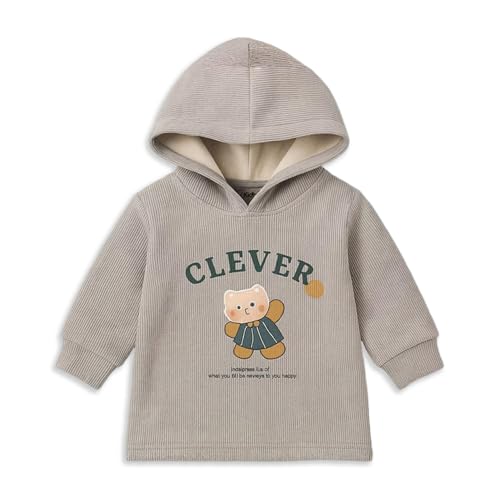Image of Kidbea Premium Organic Cotton Unisex Baby Winterwear Co-ord Set | Soft, Warm & Classy Outfit for Boys & Girls | Warm & Cozy Fit for Infants kids