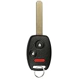 KeylessOption Keyless Entry Remote Control Uncut Car Ignition Chip Key Fob Replacement for OUCG8D-380H-A