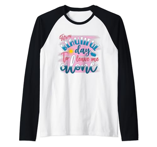 Diseño divertido para amantes de la playa Camiseta Manga Raglan