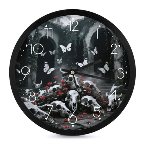 Horloge murale numérique sans tic-tac 25,4 cm à piles pas cher
