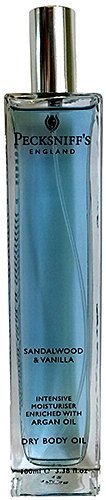 Pecksniffs Sandalwood & Vanilla Intensive Moisturiser Dry Body Oil 3.38 Fl.Oz. From England by Pecksniffs