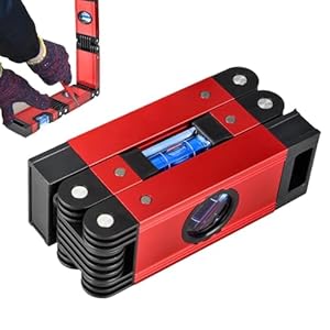 Generic OMI4X Faltbarer Zollstock mit Wasserwaage